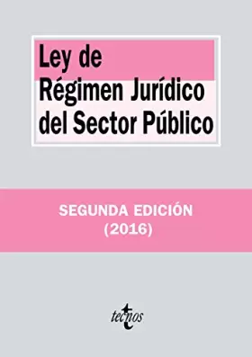 Couverture du produit · Ley de Régimen Jurídico del Sector Público