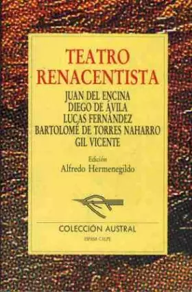Couverture du produit · Antologia. teatro renacentista