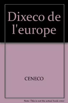 Couverture du produit · Dixeco de l'Europe