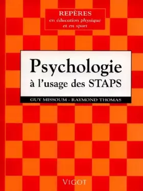 Couverture du produit · Psychologie, à l'usage des STAPS