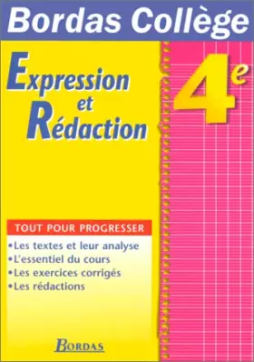 Couverture du produit · B.COLL. EXPRESSION REDACT. 4E (Ancienne Edition)