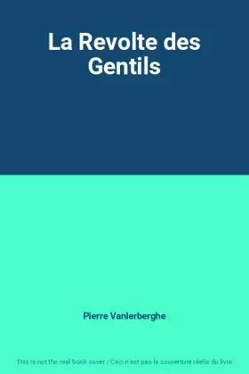 Couverture du produit · La Revolte des Gentils
