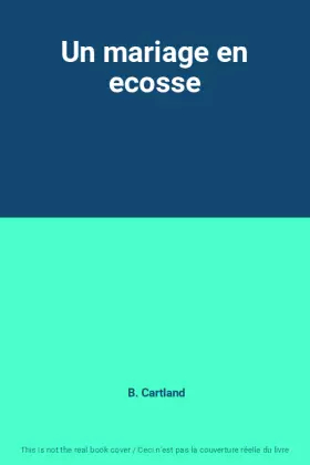 Couverture du produit · Un mariage en ecosse