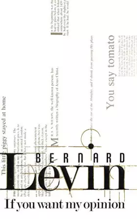 Couverture du produit · If You Want My Opinion