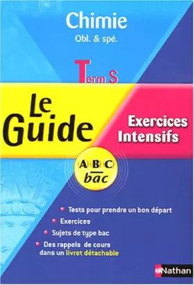 Couverture du produit · Chimie Tle S obl & spé: Exercices intensifs Programme 2002