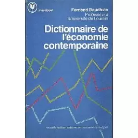 Couverture du produit · Dictionnaire de l'économie contemporaine