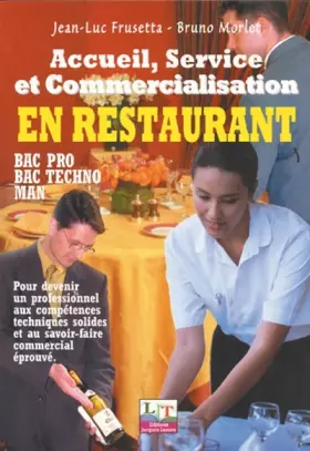 Couverture du produit · Accueil, service et commercialisation en restaurant, lycées professionnels