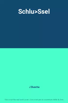 Couverture du produit · SchluSsel
