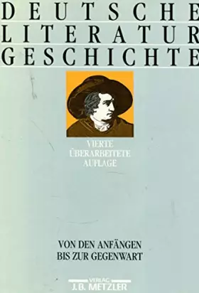 Couverture du produit · Deutsche Literaturgeschichte. Von den Anfängen bis zur Gegenwart.