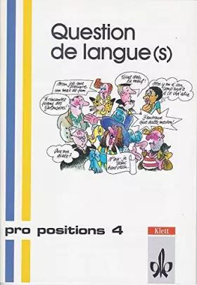Couverture du produit · Question de langue(s)