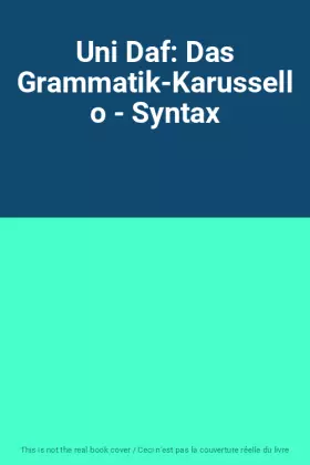 Couverture du produit · Uni Daf: Das Grammatik-Karussell o - Syntax