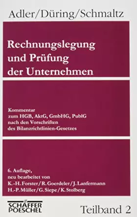 Couverture du produit · Rechnungslegung und Prüfung der Unternehmen (Gesamtausgabe) / Rechnungslegung und Prüfung der Unternehmen Teilband 2
