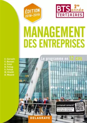 Couverture du produit · Management des entreprises 1re année BTS (2018) - Pochette élève: Le programme en 12 cas
