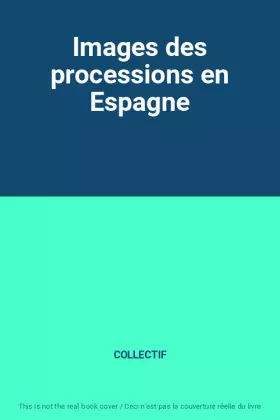 Couverture du produit · Images des processions en Espagne