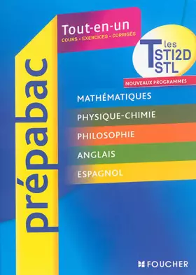 Couverture du produit · PREPABAC - Toutes les matières générales - Terminales STI2D - STL - Nº14