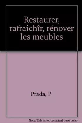 Couverture du produit · Restaurer, rafraichîr, rénover les meubles