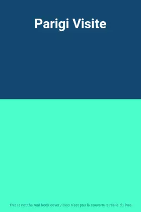 Couverture du produit · Parigi Visite
