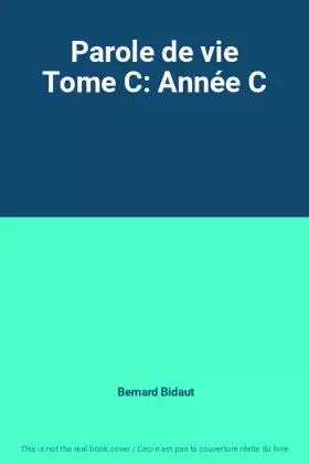 Couverture du produit · Parole de vie Tome C: Année C