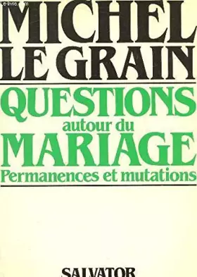 Couverture du produit · Questions autour du mariage