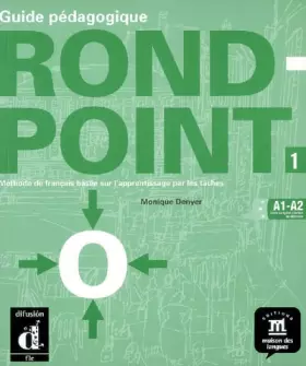 Couverture du produit · ROND POINT 1 - NIV. A1-A2 - GUIDE PEDAGOGIQUE