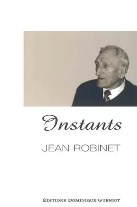 Couverture du produit · Instants: Fragments autobiographiques