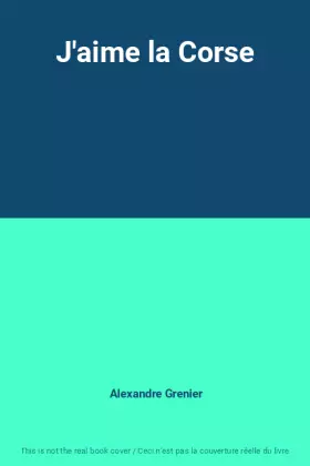 Couverture du produit · J'aime la Corse