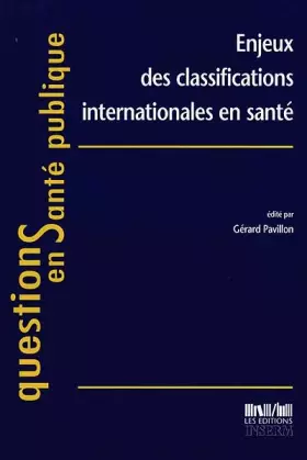 Couverture du produit · Enjeux des classifications internationales en sante