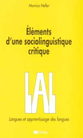 Couverture du produit · Eléments d'une sociolingustique critique