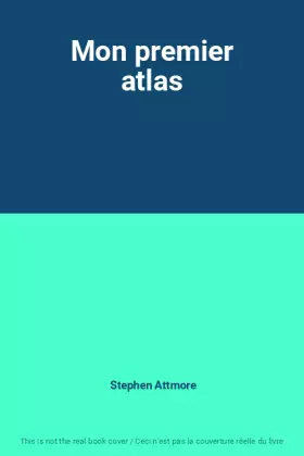 Couverture du produit · Mon premier atlas