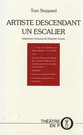 Couverture du produit · Artiste descendant un escalier
