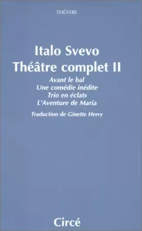 Couverture du produit · Théâtre, tome 2