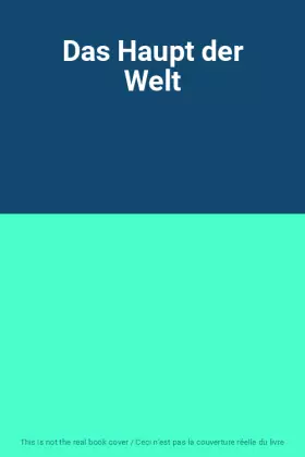 Couverture du produit · Das Haupt der Welt