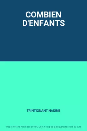 Couverture du produit · COMBIEN D'ENFANTS