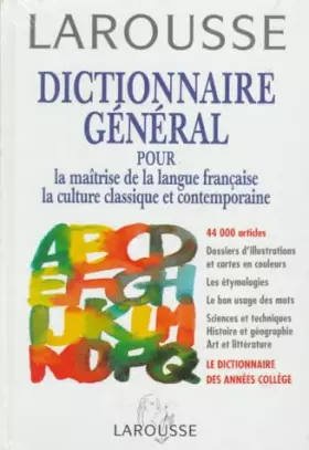 Couverture du produit · Larousse Dictionnaire General