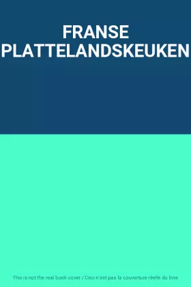 Couverture du produit · FRANSE PLATTELANDSKEUKEN