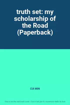 Couverture du produit · truth set: my scholarship of the Road (Paperback)