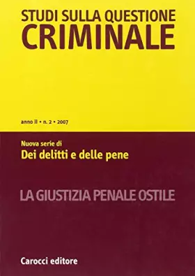 Couverture du produit · Studi sulla questione criminale (2007) (Vol. 2)