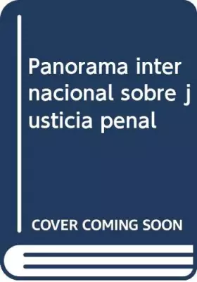 Couverture du produit · Panorama Internacional Sobre Justicia Penal: Proceso Penal y Justicia Penal Internacional