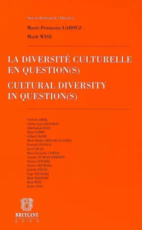 Couverture du produit · La diversité culturelle en question(s): Edition bilingue français-anglais
