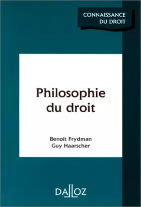 Couverture du produit · Philosophie du droit - 1ère éd.