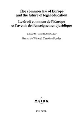 Couverture du produit · Common Law of Europe