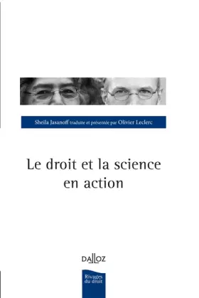 Couverture du produit · Le droit et la science en action