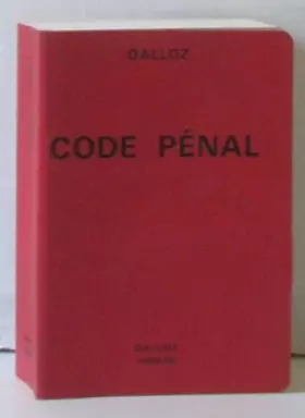 Couverture du produit · Code pénal (Codes Dalloz)