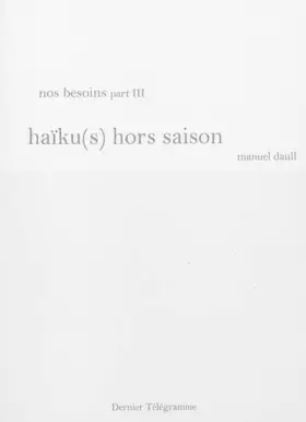 Couverture du produit · Nos Besoins d'Attachement Part III