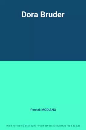 Couverture du produit · Dora Bruder