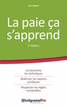 Couverture du produit · La paie, ça s'apprend