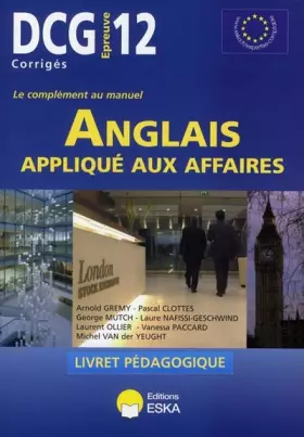 Couverture du produit · Anglais appliqué aux affaires DCG12 : Livret pédagogique