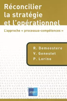 Couverture du produit · Réconcilier la stratégie et l'opérationnel : L'approche "processus-compétences"