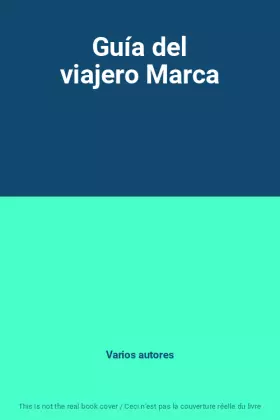 Couverture du produit · Guía del viajero Marca