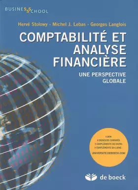 Couverture du produit · Comptabilité et analyse financière : Une perspective globale